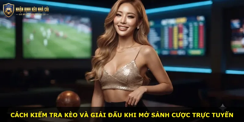 Cách kiểm tra kèo và giải đấu khi mở sảnh cược trực tuyến