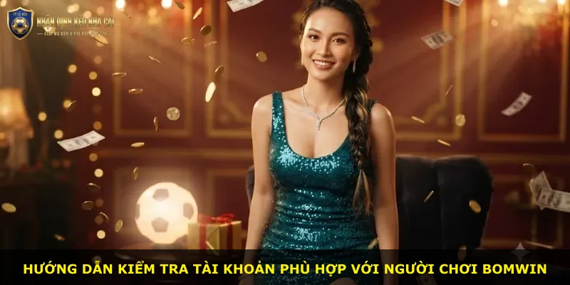 Hướng dẫn kiểm tra tài khoản phù hợp với người chơi Bomwin