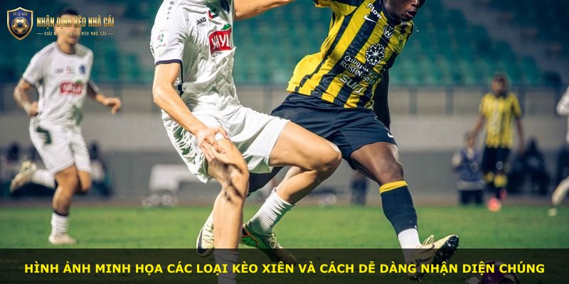 Hình ảnh minh họa các loại kèo xiên và cách dễ dàng nhận diện chúng