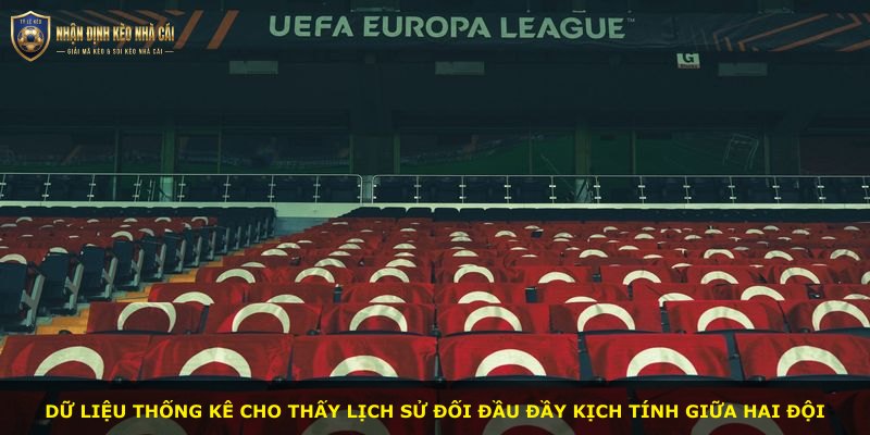 Dữ liệu thống kê cho thấy lịch sử đối đầu đầy kịch tính giữa hai đội
